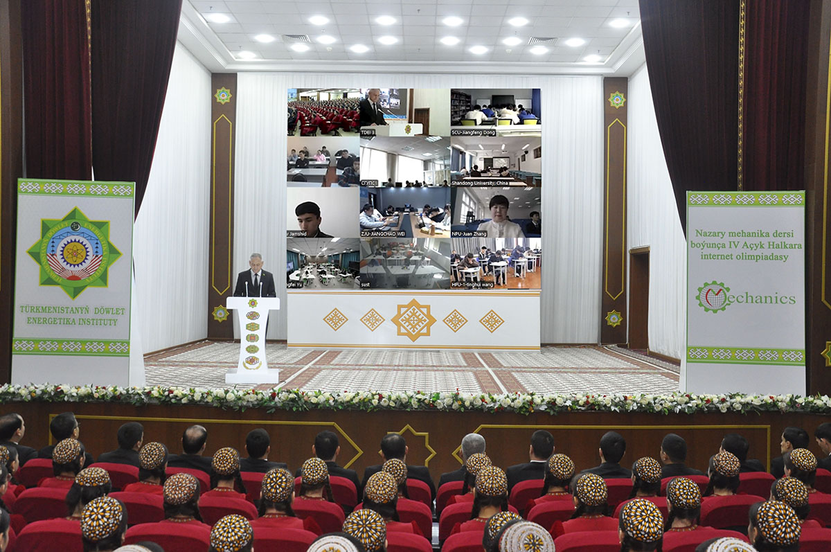 Türkmenistanyň Döwlet energetika institutynda IV Açyk halkara olimpiada geçirilýär